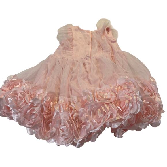 Nanette Toddler Girl 3T Pink Formal Floral Dress - Picture 6 of 6